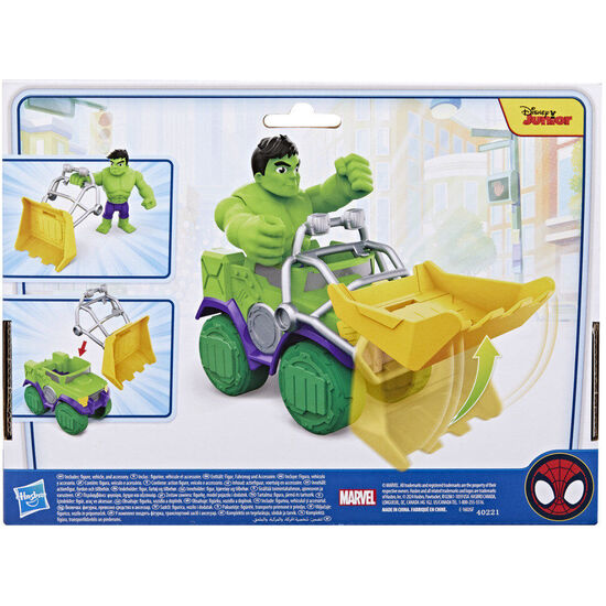 SET CAMION DEMOLEDOR + FIGURA HULK SPIDEY AND HIS AMAZING FRIENDS MARVEL image 2