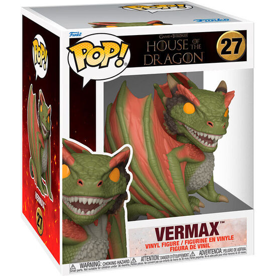 FIGURA POP SUPER LA CASA DEL DRAGON VERMAX 13CM image 1