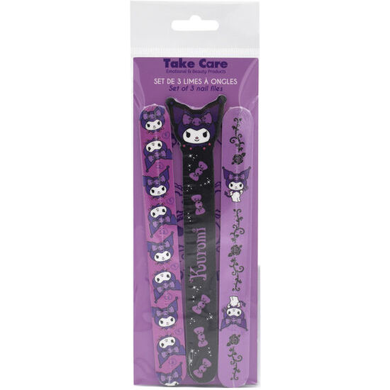 SET 3 LIMAS DE UÃ±AS KUROMI HELLO KITTY image 0