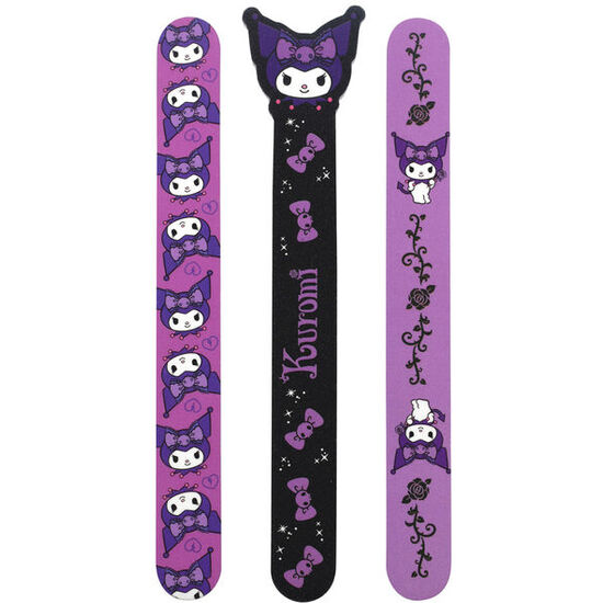 SET 3 LIMAS DE UÃ±AS KUROMI HELLO KITTY image 1