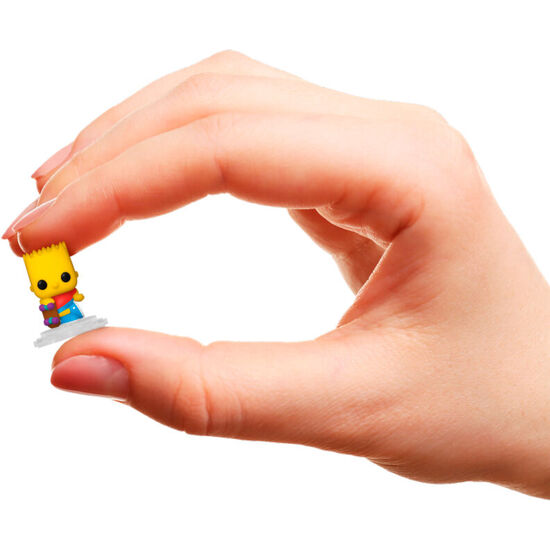 BLISTER 4 FIGURAS BITTY POP LOS SIMPSONS BART image 1