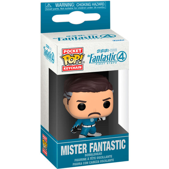 LLAVERO POCKET POP MARVEL LOS 4 FANTASTICOS MISTER FANTASTIC image 1