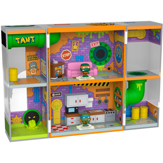 FIGURA BITTY POP BOXES TORTUGAS NINJA SEWER LAIR image 0