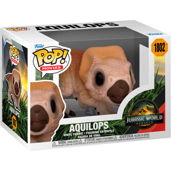 FIGURA POP JURASSIC WORLD EL RENACER AQUILOPS image 0