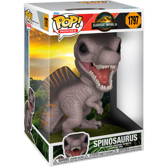 FIGURA POP JURASSIC WORLD EL RENACER SPINOSAURUS 25CM image 1
