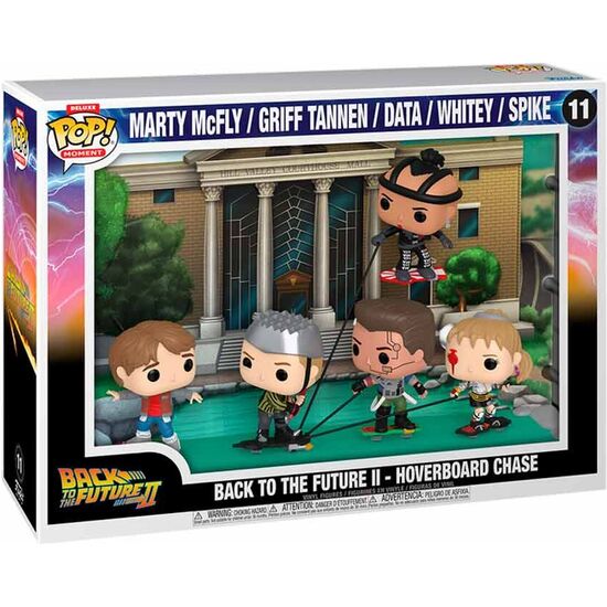 FIGURA POP MOMENTS DELUXE REGRESO AL FUTURO BACK TO THE FUTURE HOVERBOARD CHASE image 0