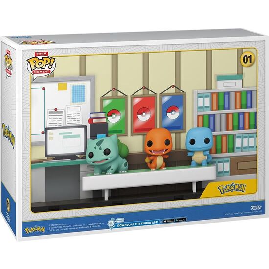 FIGURA POP MOMENTS DELUXE POKEMON 1996 BULBASAUR CHARMANDER SQUIRTLE image 2