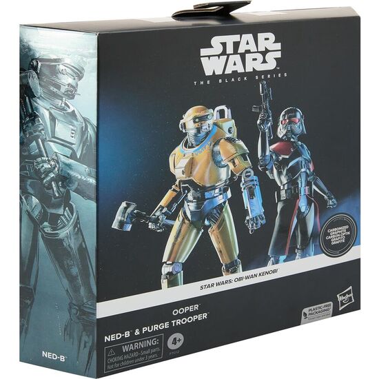 FIGURAS NED-B & PURGE TROOPER OBI-WAN KENOBI STAR WARS 15CM image 0
