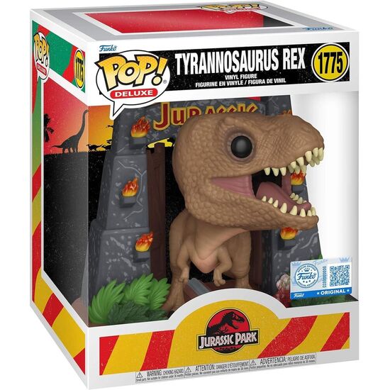 FIGURA POP DELUXE JURASSIC PARK TYRANNOSAURUS REX EXCLUSIVE image 1