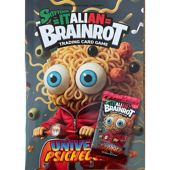 ALBUM + SOBRE DE 7 CARTAS COLECCIONABLES UNIVERSO PSICHEDELICO SKIFIDOL ITALIAN BRAINROT ITALIANO image 1