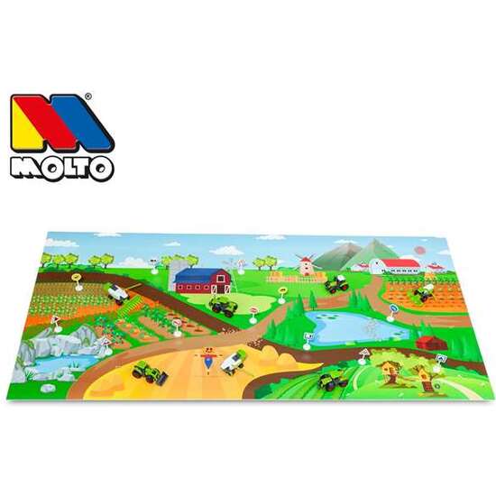 TAPIZ GRANJA CON TRACTOR 50X31X5,50 CM image 3