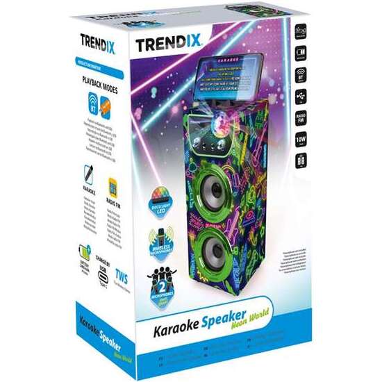 JUEGO  KARAOKE "NEON WORLD"   NOVEDAD image 0