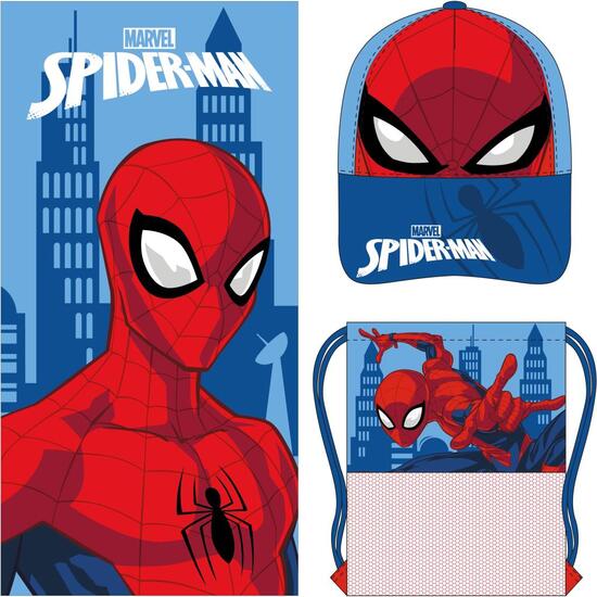 TOALLA SET SAQUITO SPIDERMAN image 0