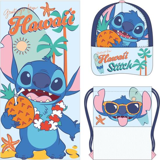 TOALLA SET SAQUITO STITCH image 0