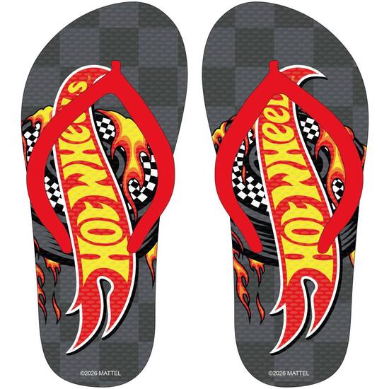 CHANCLAS FLIP FLOP HOT WHEELS image 0