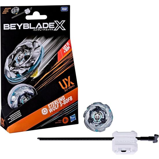 KIT INICIAL STERLING WOLF 3-80FB UX BEYBLADE X image 0