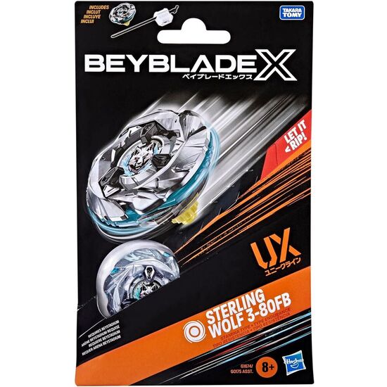 KIT INICIAL STERLING WOLF 3-80FB UX BEYBLADE X image 2