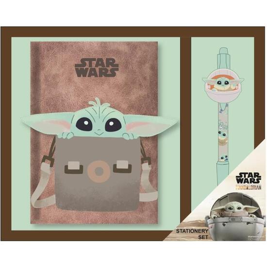 SET DE PAPELERÍA THE MANDALORIAN GROGU image 0