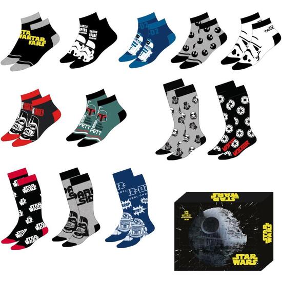 PACK CALCETINES 12 PIEZAS STAR WARS image 0