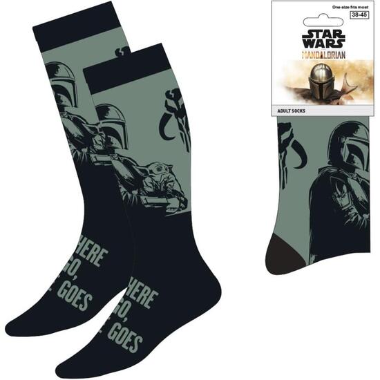 CALCETINES ADULTO THE MANDALORIAN image 0