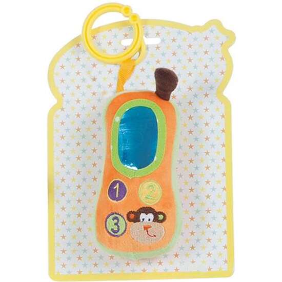 PELUCHE TELEFONO MONO  CON SONIDO 24 CM image 0
