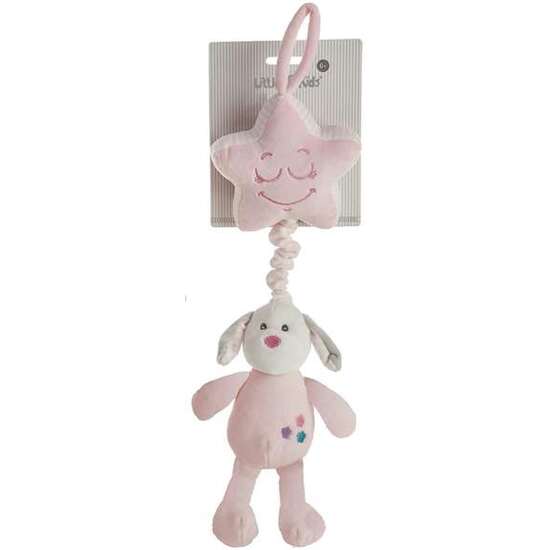 ESTRELLA PERRO PINK CAJA MUSICAL 35 CM image 0
