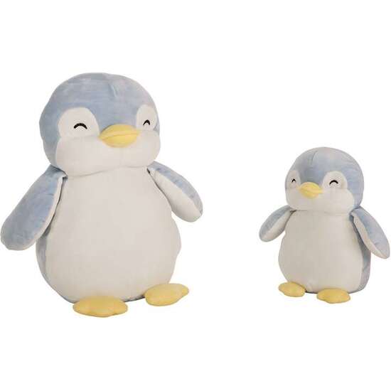 PELUCHE PINGÜINO EXTRASUAVE 25 CM 2 COLORES (ROSA O AZUL) - MODELOS SURTIDOS image 0