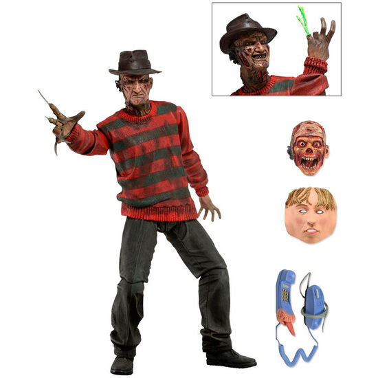 FIGURA ARTICULADA ULTIMATE FREDDY KRUEGER 30TH ANNIVERSARY PESADILLA EN ELM STREET 18CM image 1