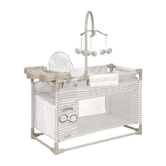 ARMARIO CAMBIADOR PLEGABLE CON ACCESORIOS - PARA MUÑECAS DE HASTA 42 CM. image 0