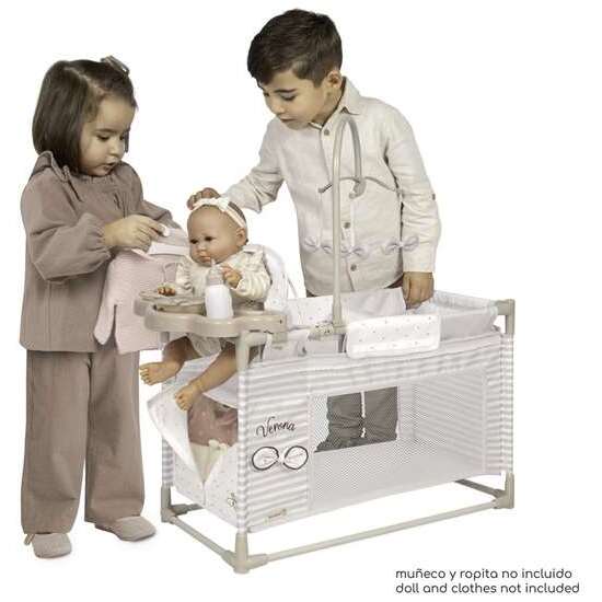 ARMARIO CAMBIADOR PLEGABLE CON ACCESORIOS - PARA MUÑECAS DE HASTA 42 CM. image 1