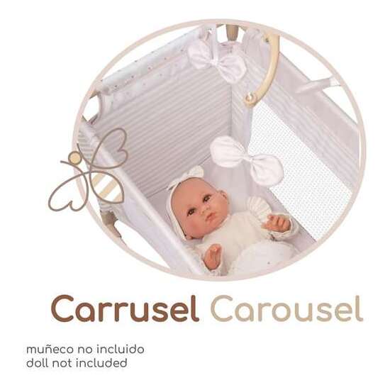 ARMARIO CAMBIADOR PLEGABLE CON ACCESORIOS - PARA MUÑECAS DE HASTA 42 CM. image 2