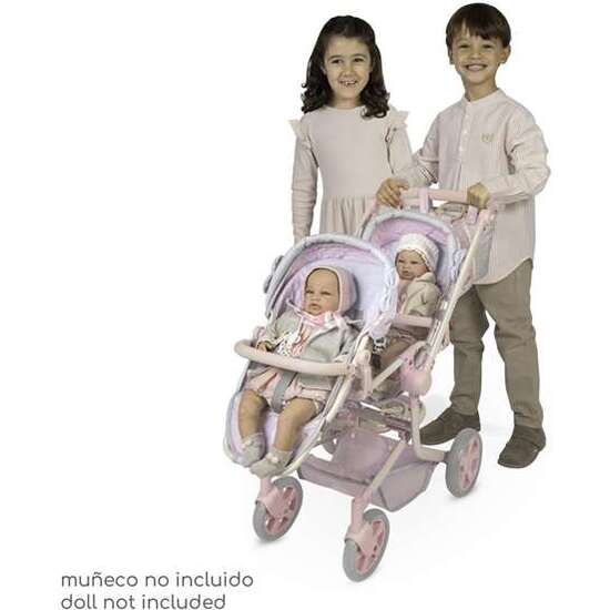 SILLA GEMELAR PLEGABLE -NOVEDAD - MULTIPOSICION PARA MUÑECAS DE HASTA 52 CM. image 1