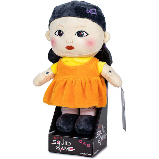 PELUCHE MUÃ±ECA EL JUEGO DEL CALAMAR 28CM image 0