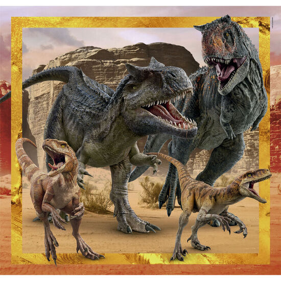 PUZZLE JURASSIC WORLD 3X48PZS image 1