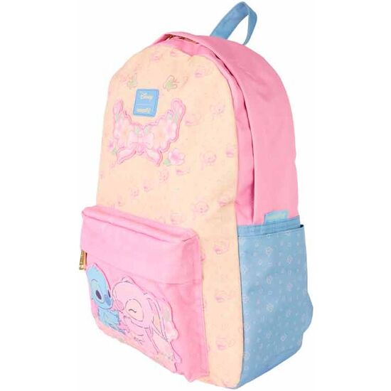 MOCHILA NYLON STITCH & ANGEL STITCH DISNEY LOUNGEFLY 43CM image 1