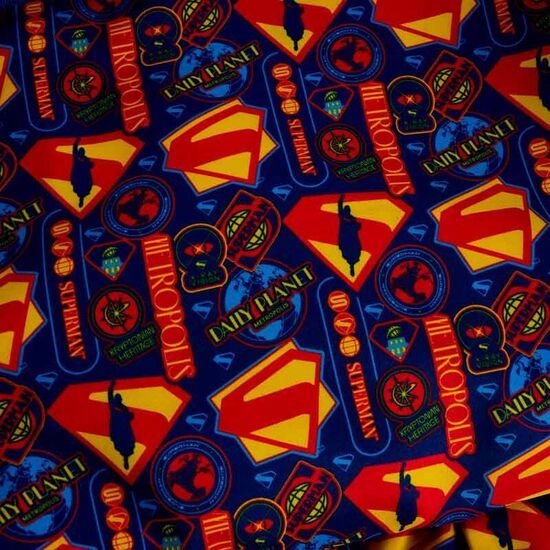 MOCHILA NYLON SUPERMAN MARVEL LOUNGEFLY 43CM image 3