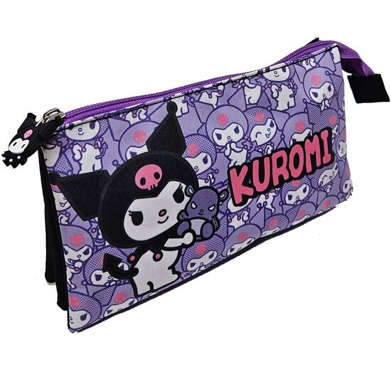 PORTATODO KUROMI HELLO KITTY TRIPLE image 0