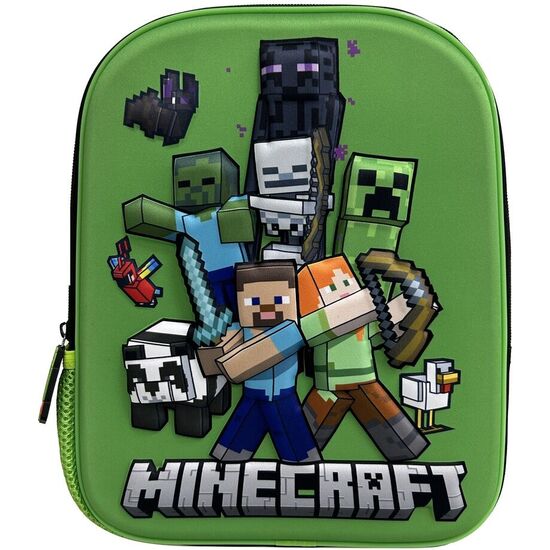 MOCHILA 3D MINECRAFT 29CM image 0