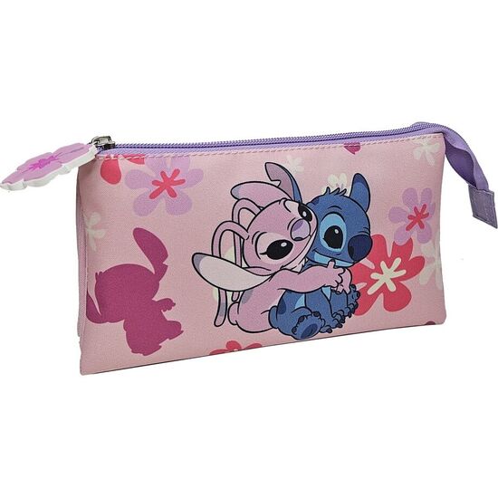 PORTATODO ANGEL &#38; STITCH DISNEY TRIPLE image 0