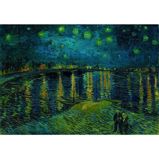PUZZLE STARRY NIGHT OVER THE RHONE VAN GOGH MUSEUM 1000PZS image 0