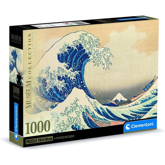 PUZZLE THE GREAT WAVE KOKUSAI MUSEUM 1000PZS image 1