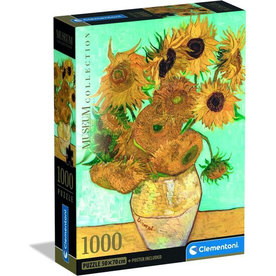 PUZZLE SUNFLOWERS VAN GOGH MUSEUM 1000PZS image 1