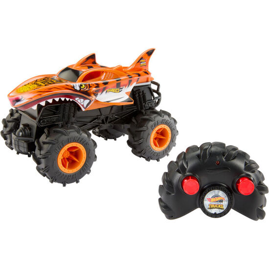 COCHE RADIO CONTROL TIGER SHARK MONSTER TRUCKS HOT WHEELS image 1