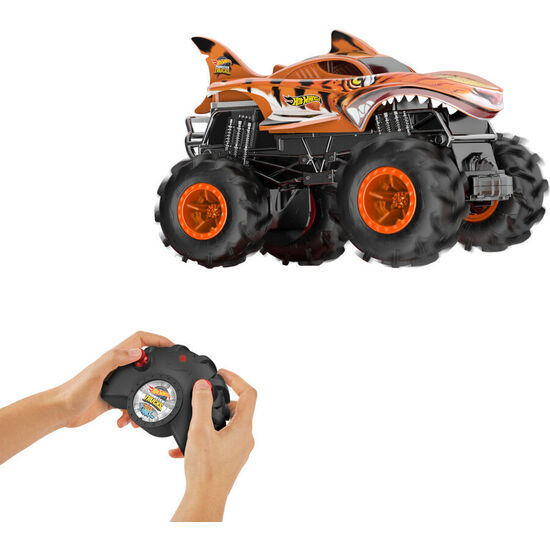 COCHE RADIO CONTROL TIGER SHARK MONSTER TRUCKS HOT WHEELS image 2