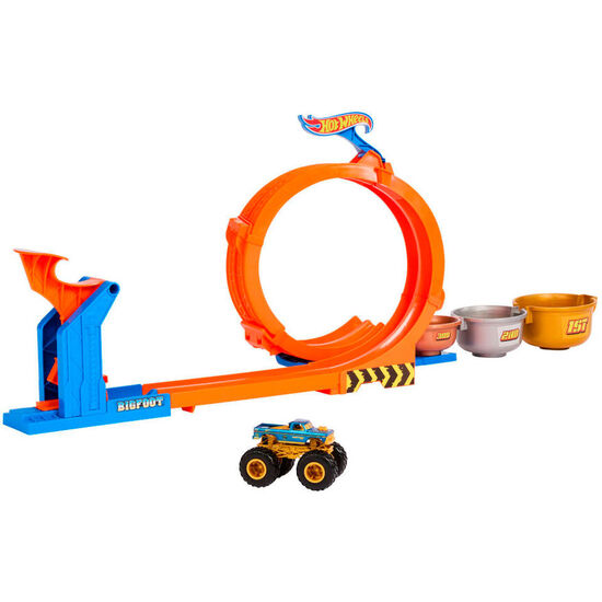 PISTA TROFEO DEL DESAFÃ­O BIGFOOT MONSTER TRUCKS HOT WHEELS image 3
