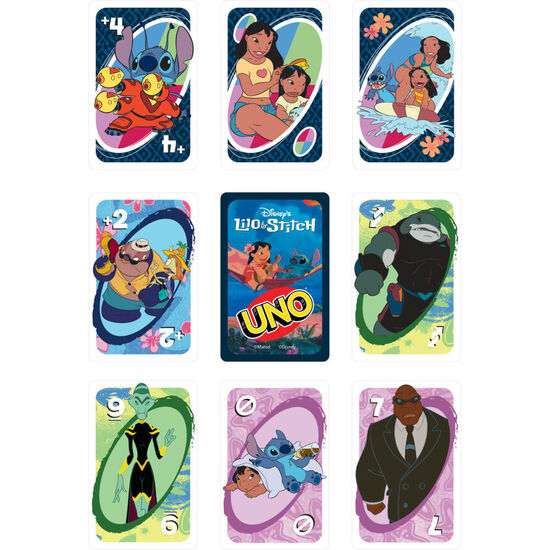 JUEGO CARTAS UNO LILO &#38; STITCH DISNEY image 1