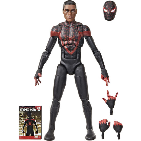 FIGURA MILES MORALES ULTIMATE SPIDER-MAN MARVEL LEGENDS 15CM image 1