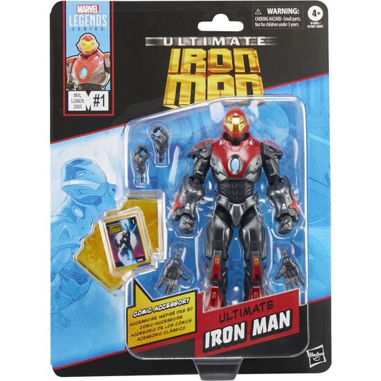 FIGURA IRON MAN ULTIMATE IRON MAN MARVEL LEGENDS 15CM image 0