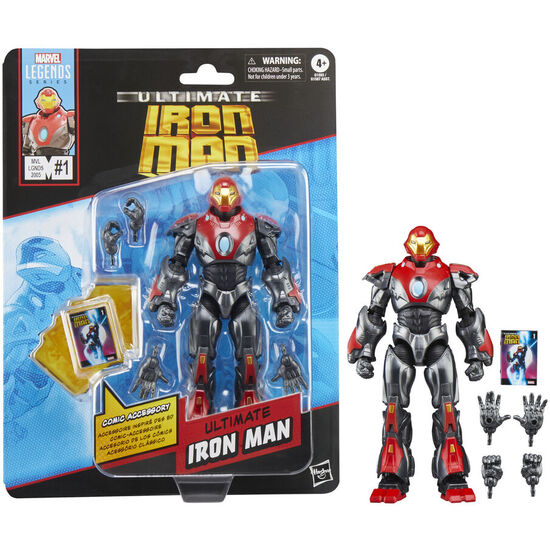 FIGURA IRON MAN ULTIMATE IRON MAN MARVEL LEGENDS 15CM image 2