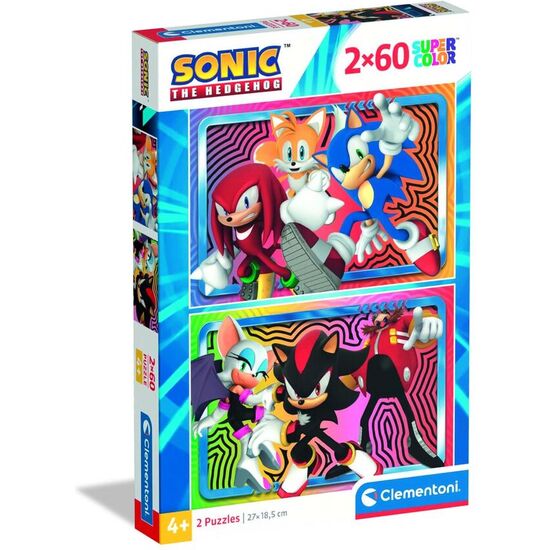 PUZZLE SONIC THE HEDHEHOG 2X60PZS image 0